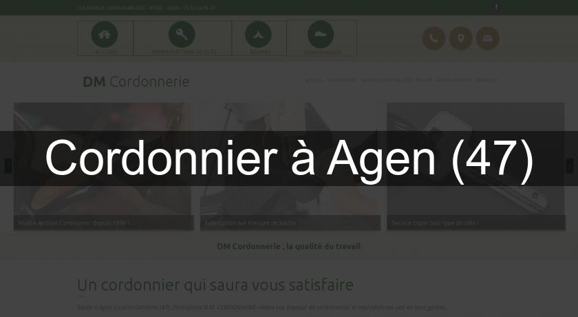 Cordonnier à Agen (47)