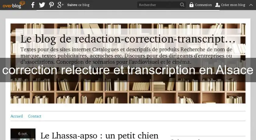 correction relecture et transcription en Alsace