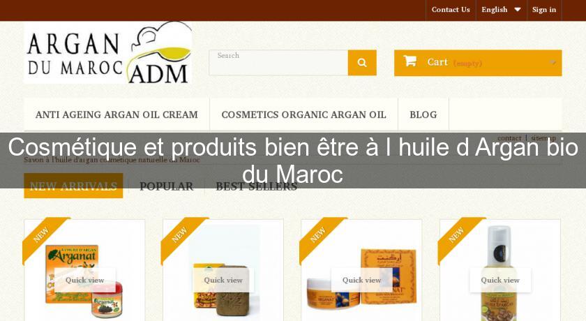 Cosmétique et produits bien être à l'huile d'Argan bio du Maroc Cosmétique et produits bien être à l'huile d'Argan bio du Maroc