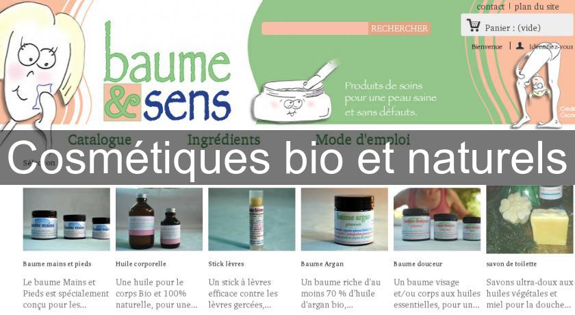 Cosmétiques bio et naturels Cosmétiques bio et naturels