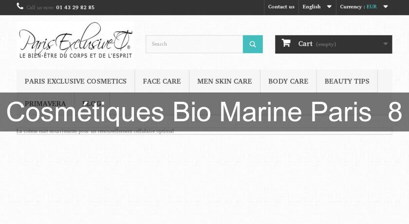 Cosmétiques Bio Marine Paris  8