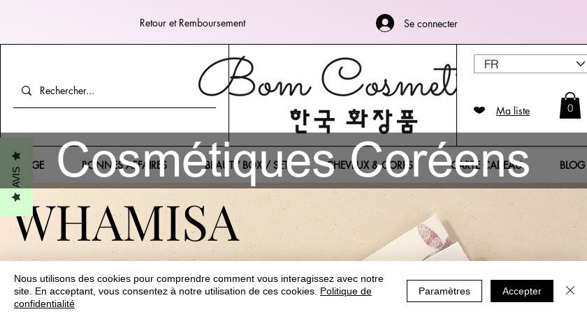 Cosmétiques Coréens