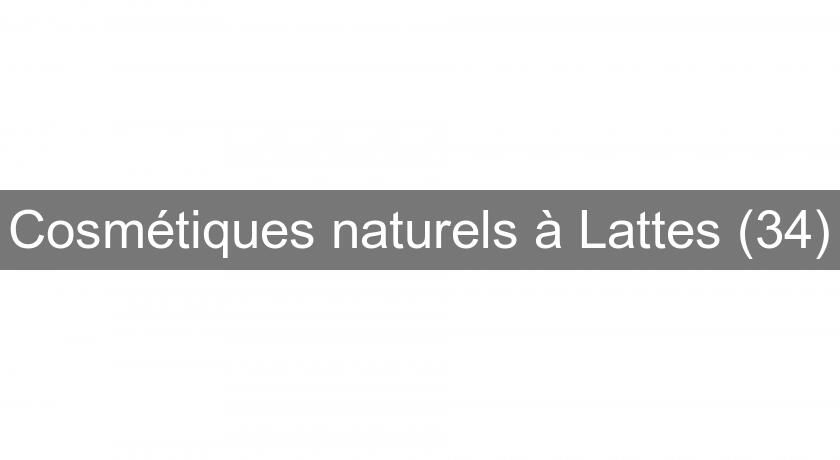 Cosmétiques naturels à Lattes (34)