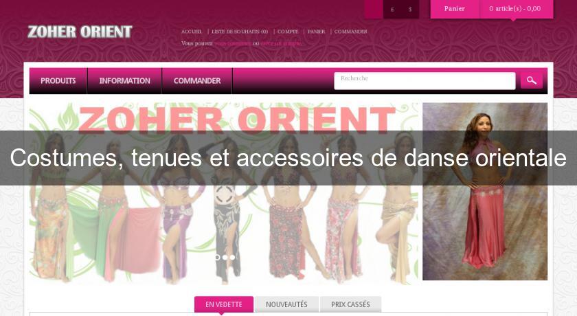 Costumes, tenues et accessoires de danse orientale