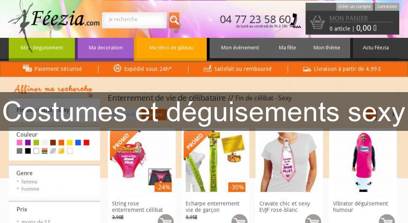 Costumes et déguisements sexy Costumes et déguisements sexy