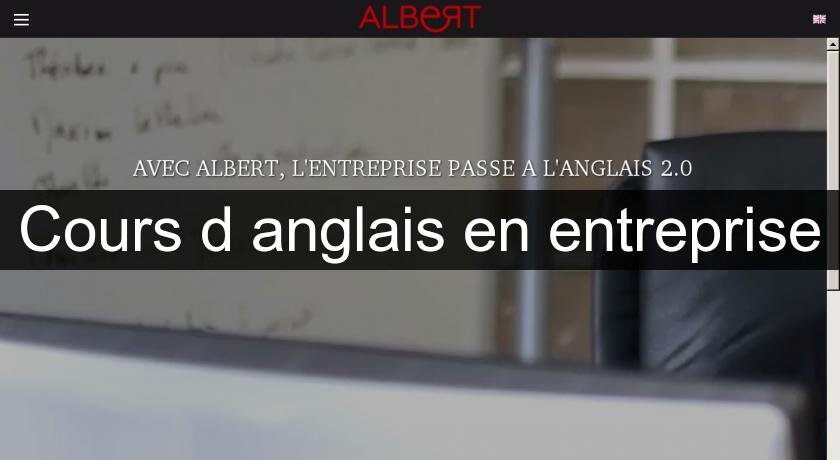 Cours d'anglais en entreprise