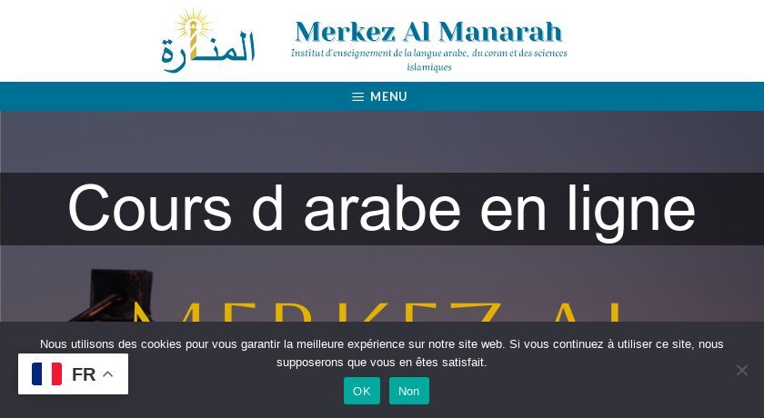 Cours d'arabe en ligne