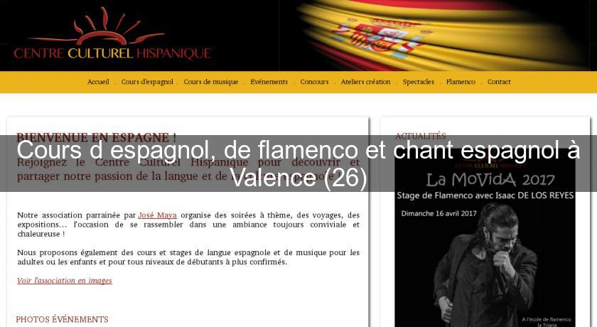 Cours d'espagnol, de flamenco et chant espagnol à Valence (26) Cours d'espagnol, de flamenco et chant espagnol à Valence (26)