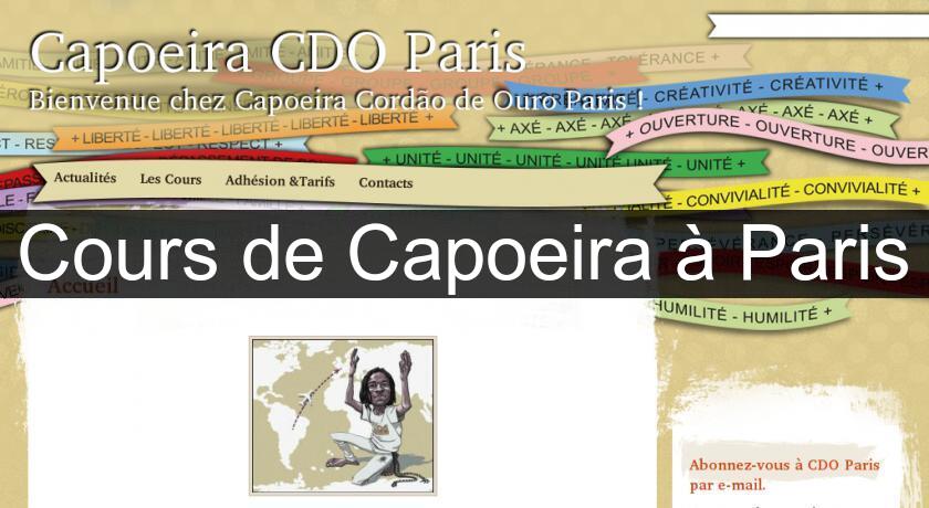 Cours de Capoeira à Paris Cours de Capoeira à Paris