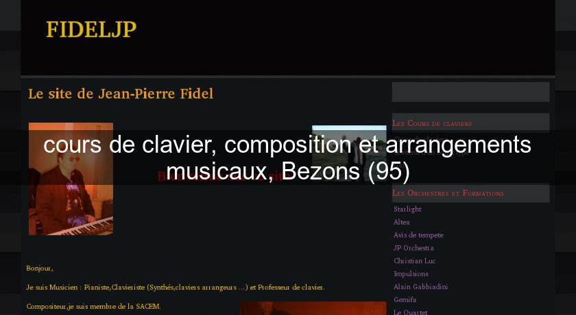 cours de clavier, composition et arrangements musicaux, Bezons (95) cours de clavier, composition et arrangements musicaux, Bezons (95)