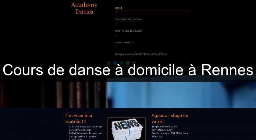 Cours de danse à domicile à Rennes Cours de danse à domicile à Rennes