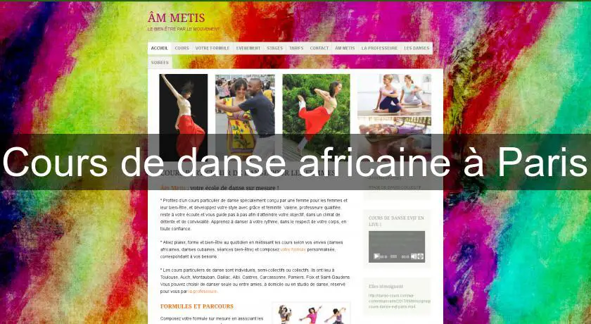 Cours de danse africaine à Paris