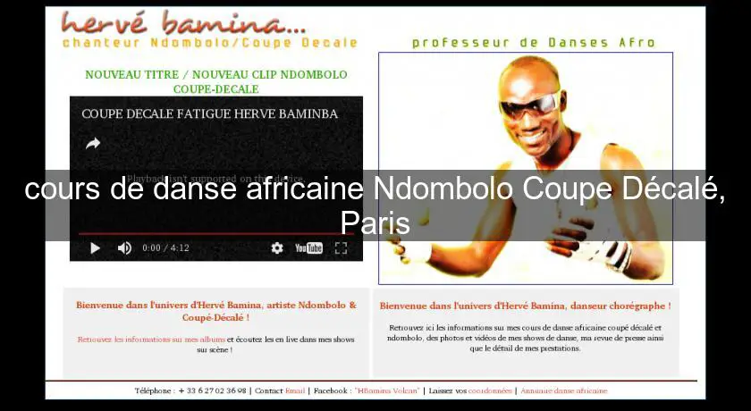 cours de danse africaine Ndombolo Coupe Décalé, Paris