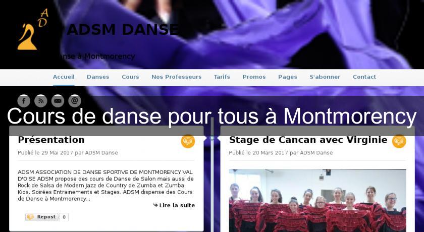 Cours de danse pour tous à Montmorency