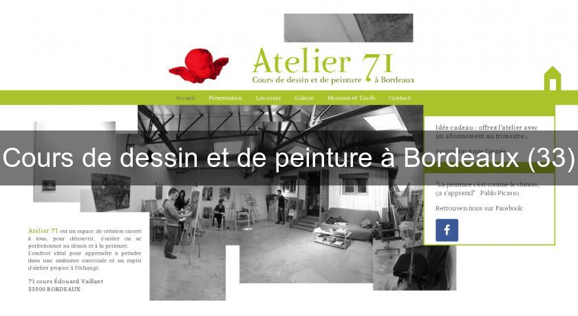 Cours de dessin et de peinture à Bordeaux (33) Cours de dessin et de peinture à Bordeaux (33)