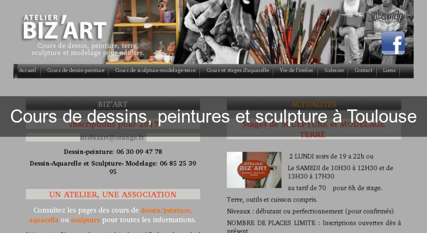 Cours de dessins, peintures et sculpture à Toulouse Cours de dessins, peintures et sculpture à Toulouse