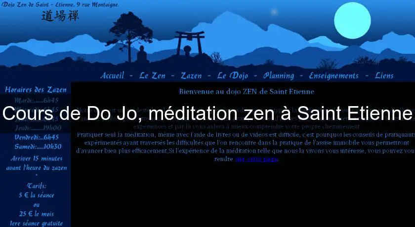 Cours de Do Jo, méditation zen à Saint Etienne