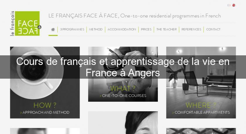 Cours de français et apprentissage de la vie en France à Angers