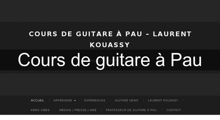 Cours de guitare à Pau