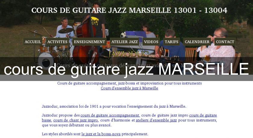 cours de guitare jazz MARSEILLE cours de guitare jazz MARSEILLE