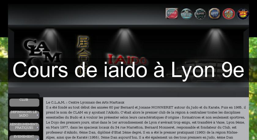 Cours de iaido à Lyon 9e