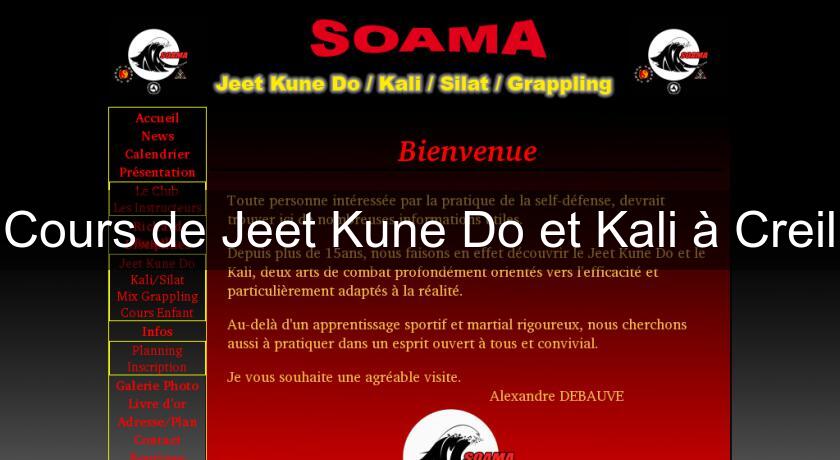 Cours de Jeet Kune Do et Kali à Creil