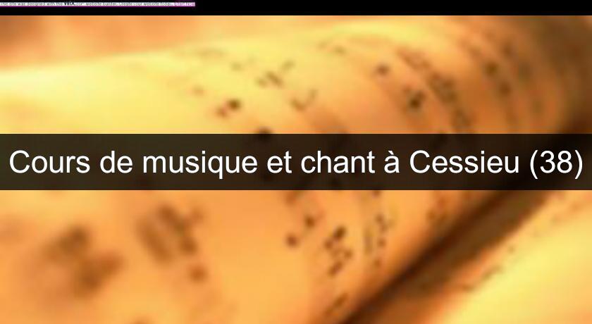 Cours de musique et chant à Cessieu (38)