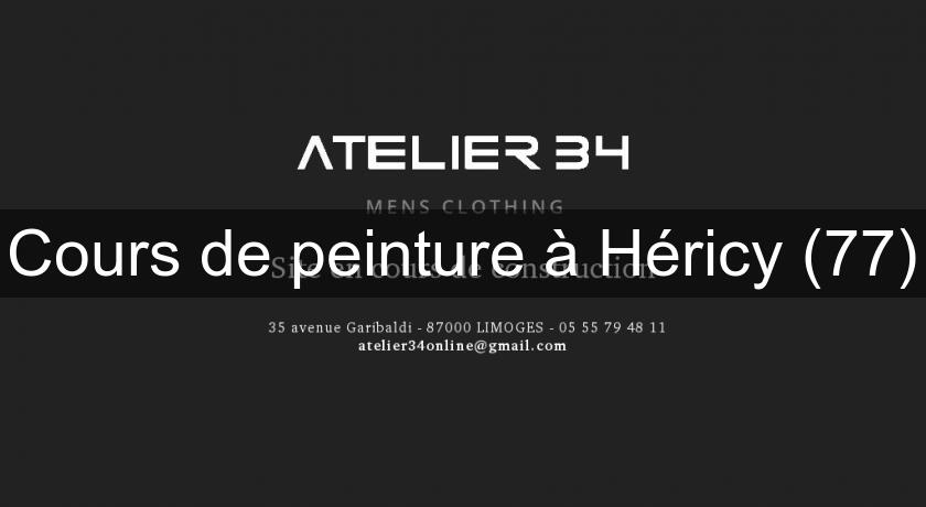 Cours de peinture à Héricy (77) Cours de peinture à Héricy (77)