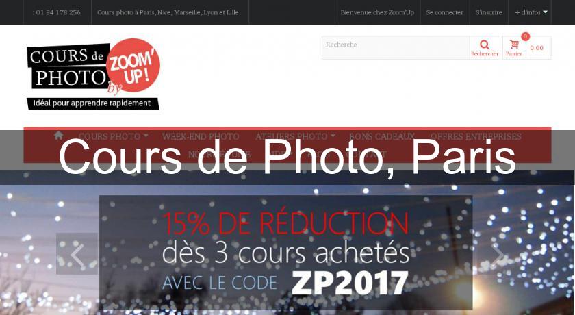 Cours de Photo, Paris Cours de Photo, Paris