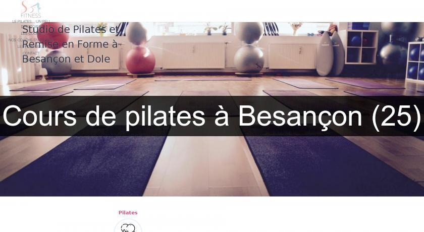 Cours de pilates à Besançon (25) Cours de pilates à Besançon (25)