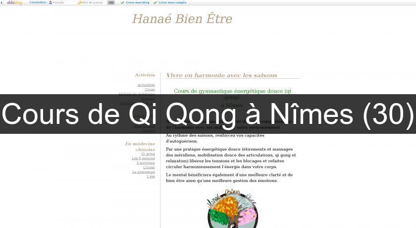 Cours de Qi Qong à Nîmes (30) Cours de Qi Qong à Nîmes (30)