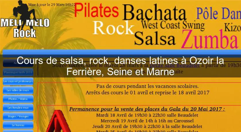 Cours de salsa, rock, danses latines à Ozoir la Ferrière, Seine et Marne