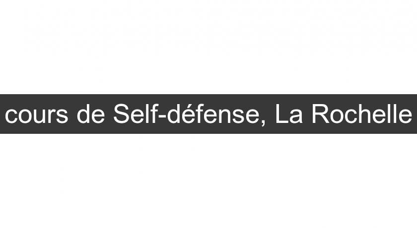 cours de Self-défense, La Rochelle