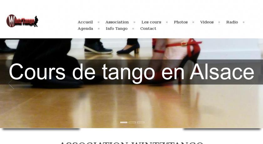 Cours de tango en Alsace