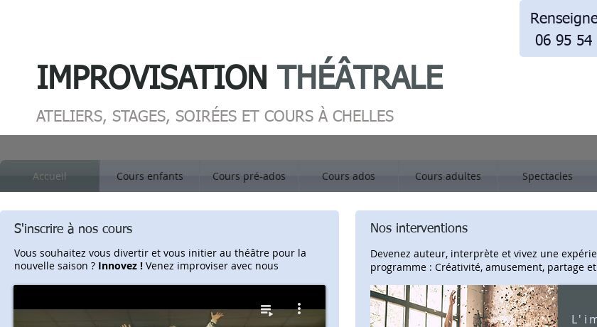 Cours de théâtre d'improvisation à Chelles Cours de théâtre d'improvisation à Chelles