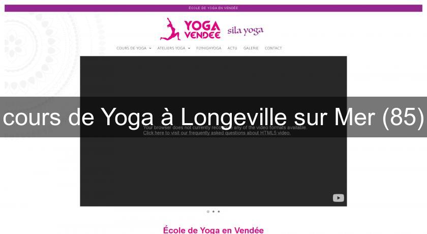 cours de Yoga à Longeville sur Mer (85) cours de Yoga à Longeville sur Mer (85)