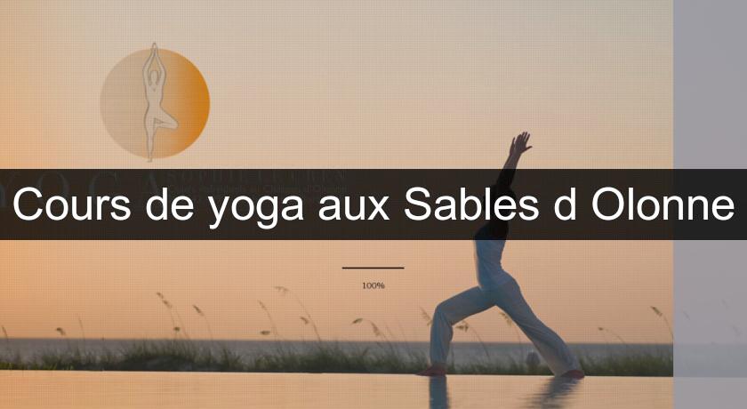 Cours de yoga aux Sables d'Olonne