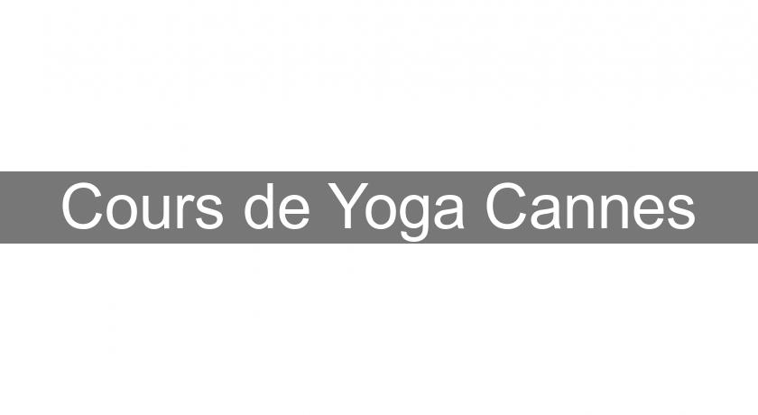 Cours de Yoga Cannes