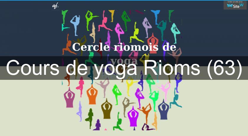Cours de yoga Rioms (63) Cours de yoga Rioms (63)