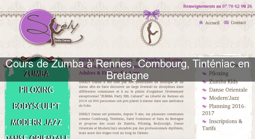 Cours de Zumba à Rennes, Combourg, Tinténiac en Bretagne