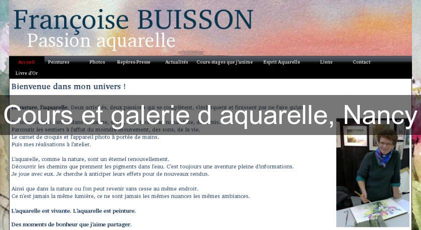 Cours et galerie d'aquarelle, Nancy Cours et galerie d'aquarelle, Nancy