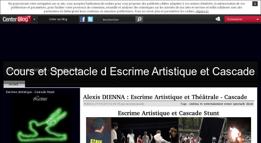 Cours et Spectacle d'Escrime Artistique et Cascade