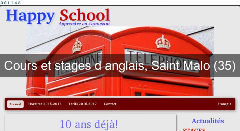 Cours et stages d'anglais, Saint Malo (35) Cours et stages d'anglais, Saint Malo (35)