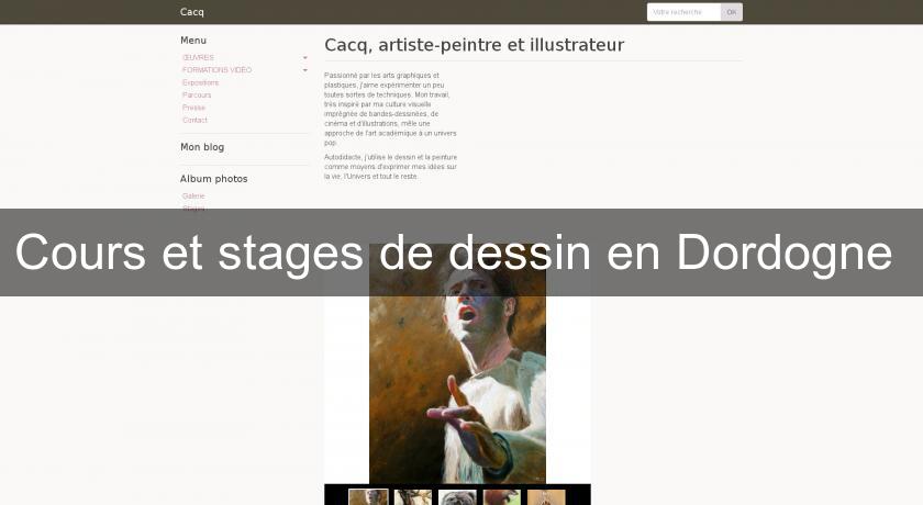 Cours et stages de dessin en Dordogne 