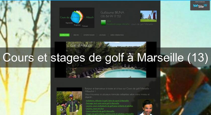 Cours et stages de golf à Marseille (13) Cours et stages de golf à Marseille (13)