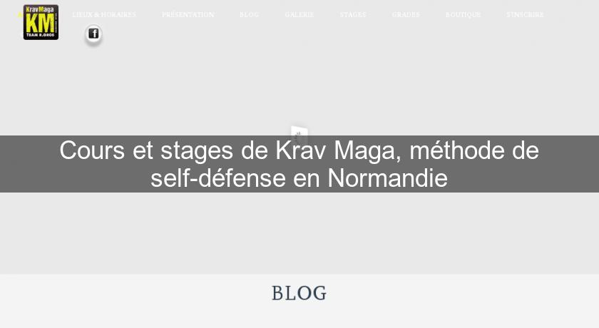 Cours et stages de Krav Maga, méthode de self-défense en Normandie Cours et stages de Krav Maga, méthode de self-défense en Normandie