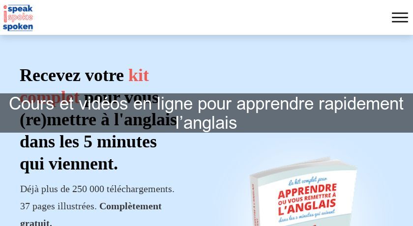 Cours et vidéos en ligne pour apprendre rapidement l’anglais Cours et vidéos en ligne pour apprendre rapidement l’anglais