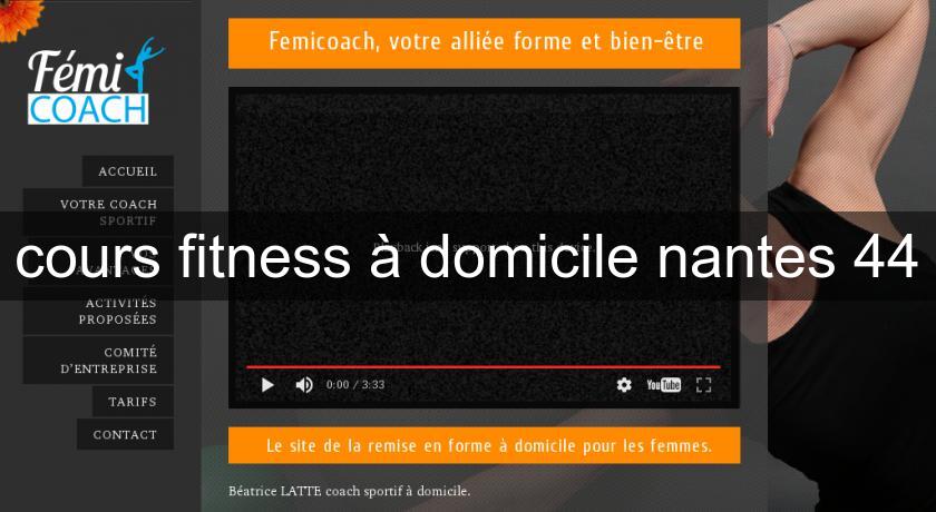 cours fitness à domicile nantes 44 cours fitness à domicile nantes 44