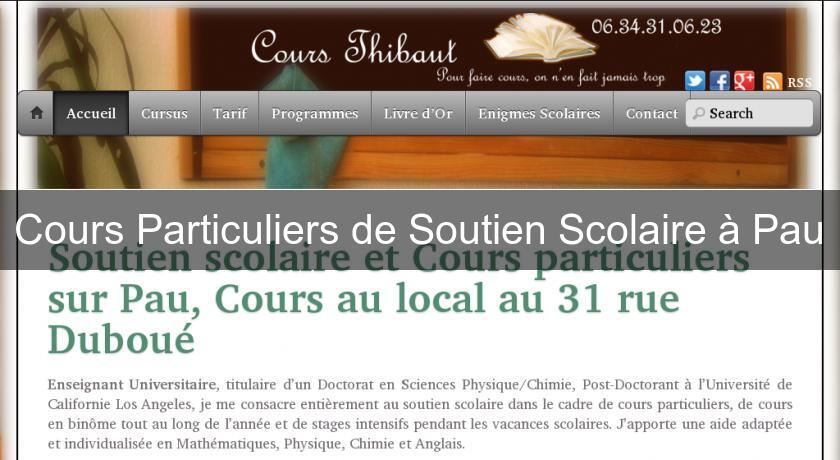 Cours Particuliers de Soutien Scolaire à Pau Cours Particuliers de Soutien Scolaire à Pau