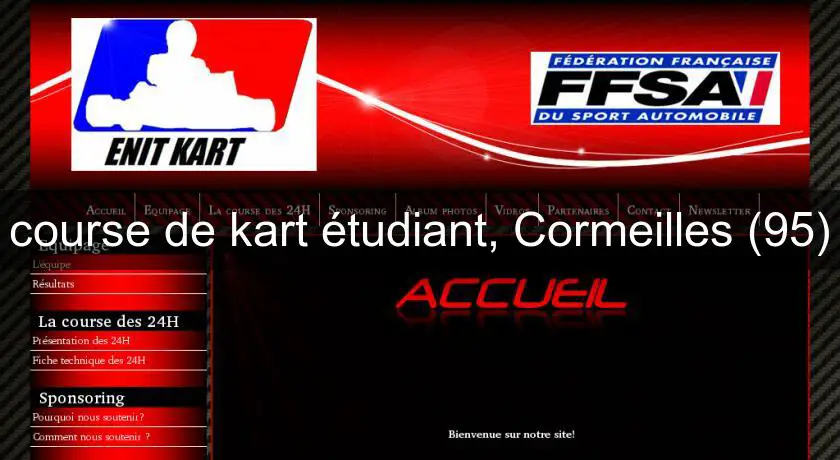 course de kart étudiant, Cormeilles (95)